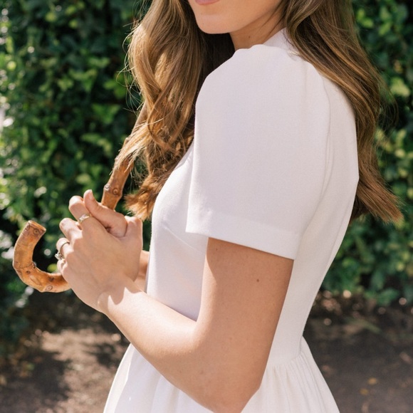 Gal Meets Glam Allison Dress in Bone Size 6 - Picture 3 of 13